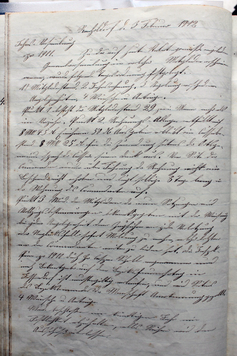 Das Protokollbuch der FFW Recheldorf