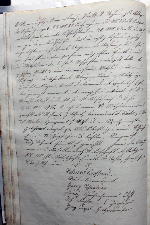Das Protokollbuch der FFW Recheldorf