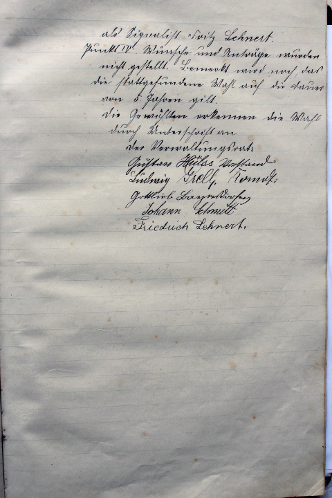 Das Protokollbuch der FFW Recheldorf