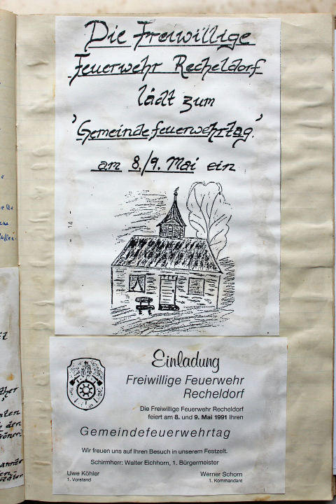 Das Protokollbuch der FFW Recheldorf